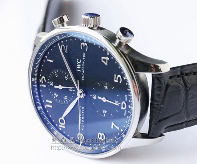 IWC手錶 萬國葡萄牙系列 自動機械計時跑秒腕表3714 IW371445 萬國高端男士腕表  hds1662